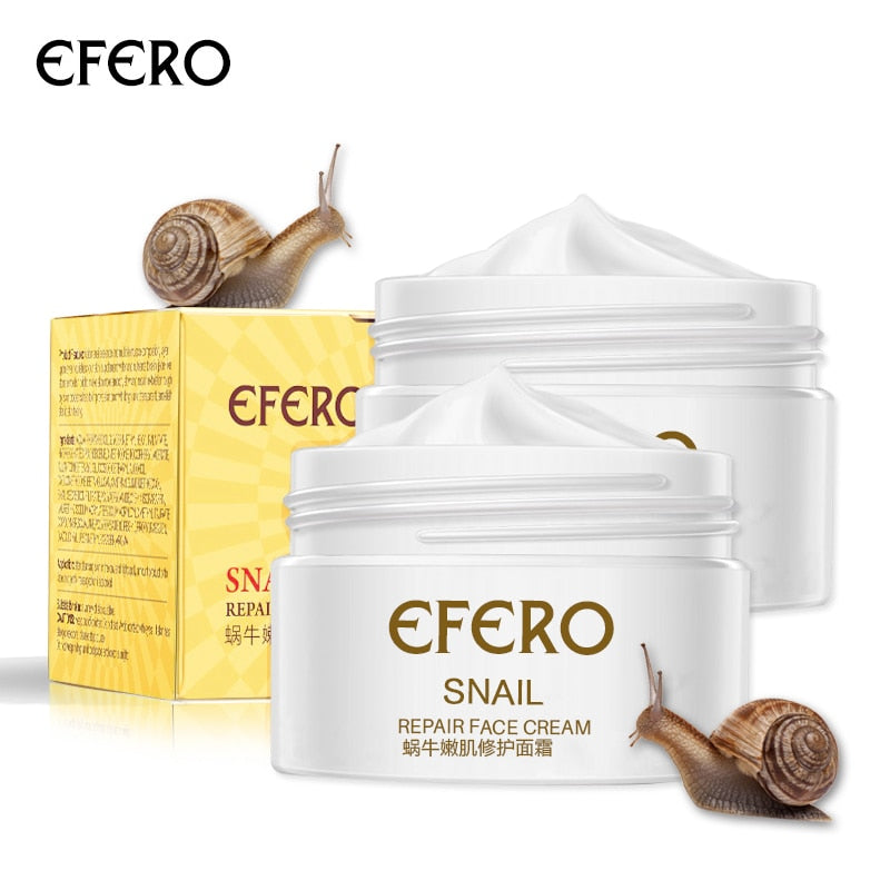 EFERO Anti Aging Snail Essence Face Cream Brightening Snail Cream, Moist Nourishing,  Face  Lifting, anti wrinkle Cream - Yo'rTotal Beauty