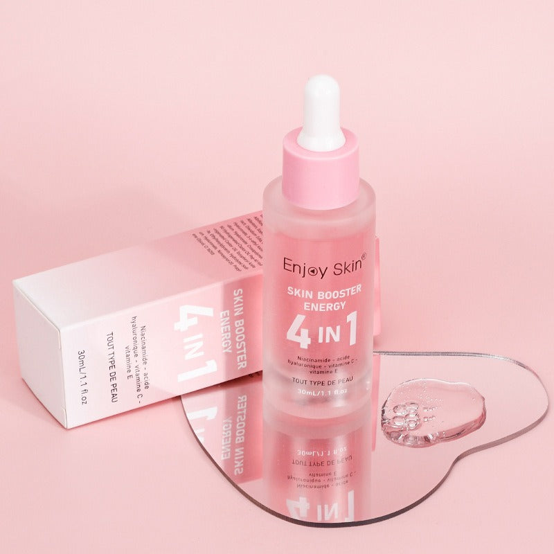 4 In 1  Anti-Aging - Hyaluronic Acid, Niacinamide, Vitamin C & E  Facial Serum - Yo'rTotal Beauty