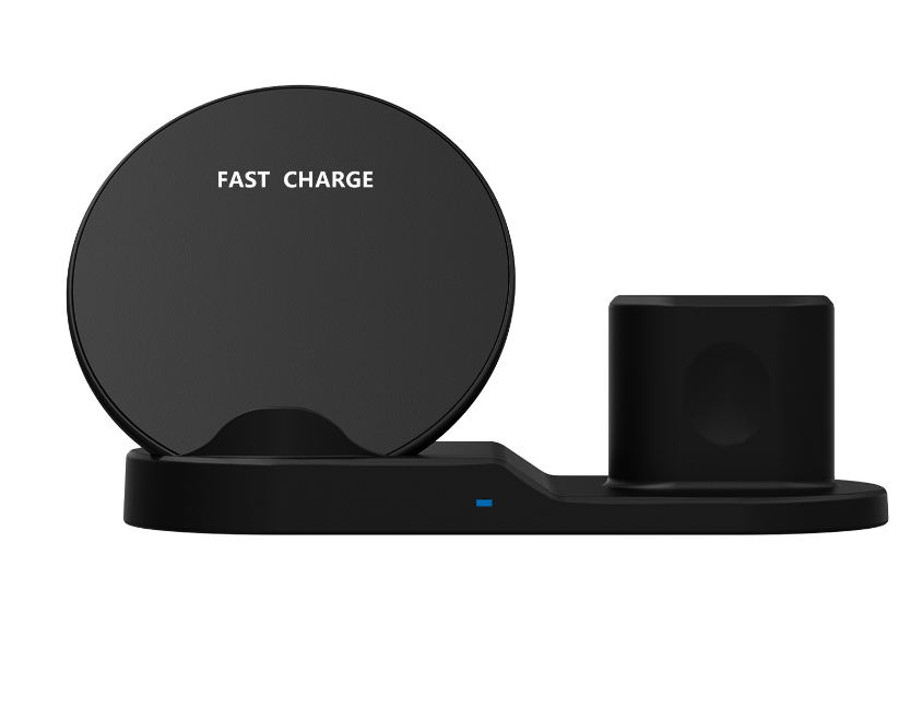 3 in1 10W Qi Wireless Charger Dock Station Fast Charging for Apple Watch 1 2 3 4 For iPhone XR XS Max For Samsung S9 For AirPods - Yo'rTotal Beauty