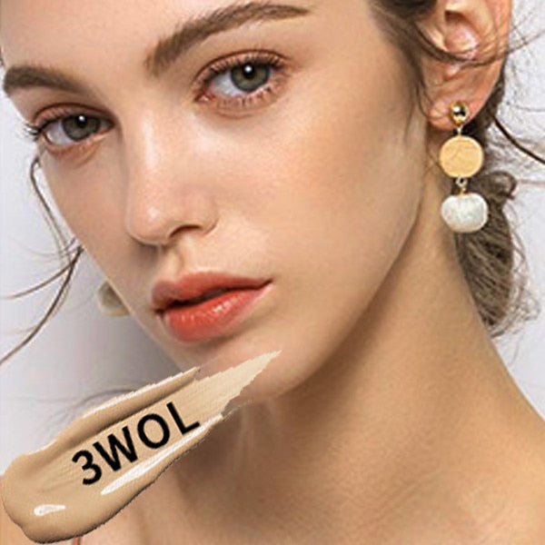 Foundatin and Concealer - Professional Full Coverage Liquid FOUNDATION and Natural Color CONCEALER Whitening Lasting Primer Makeup - Yo'rTotal Beauty