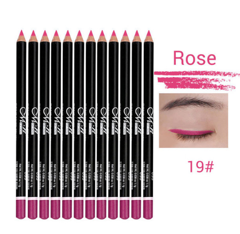 MENOW (12 Colors or 12 Black) 3n1 EYE PENCIL - 1)Eyeliner Pencil, 2)Eyebrow Pencil, and 3)Lip Liner - Yo'rTotal Beauty