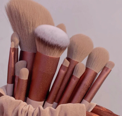 13Pcs Makeup Brush Set - Make Up Concealer Brush, Blush Powder Brush, Eye Shadow Highlighter Foundation Brush - Cosmetic Beauty Tools - Yo'rTotal Beauty
