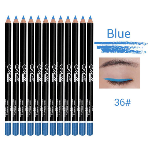 MENOW (12 Colors or 12 Black) 3n1 EYE PENCIL - 1)Eyeliner Pencil, 2)Eyebrow Pencil, and 3)Lip Liner - Yo'rTotal Beauty
