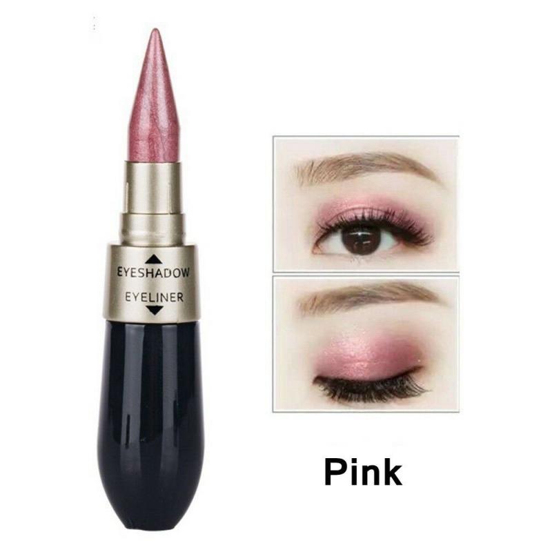 Creative DOUBLE-END Eyeshadow Black & Eyeliner Pencil - Waterproof 6 Colors Pigment Shimmer Glitter Smokey Eye Makeup Tool HOT TSLM2 - Yo'rTotal Beauty