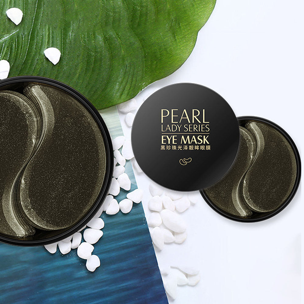 Black Pearl COLLAGEN Mask Natural Moisturizing GEL EYE PATCHES Remove Dark Circles Anti Age Bag Eye Wrinkle 60 Piece Skin Care - Yo'rTotal Beauty