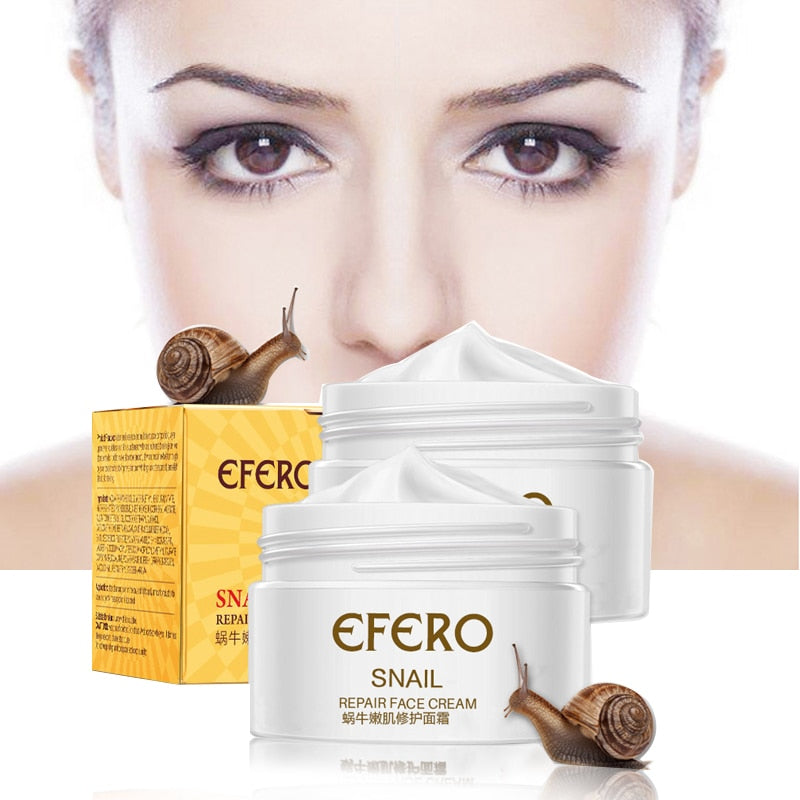 EFERO Anti Aging Snail Essence Face Cream Brightening Snail Cream, Moist Nourishing,  Face  Lifting, anti wrinkle Cream - Yo'rTotal Beauty