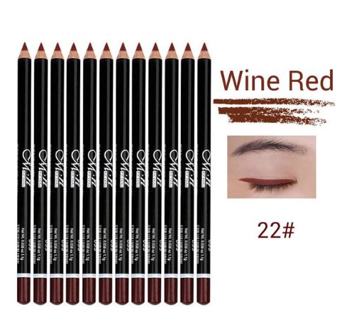 MENOW (12 Colors or 12 Black) 3n1 EYE PENCIL - 1)Eyeliner Pencil, 2)Eyebrow Pencil, and 3)Lip Liner - Yo'rTotal Beauty