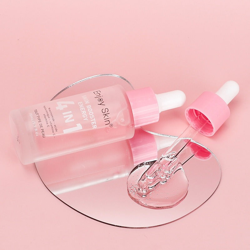 4 In 1  Anti-Aging - Hyaluronic Acid, Niacinamide, Vitamin C & E  Facial Serum - Yo'rTotal Beauty