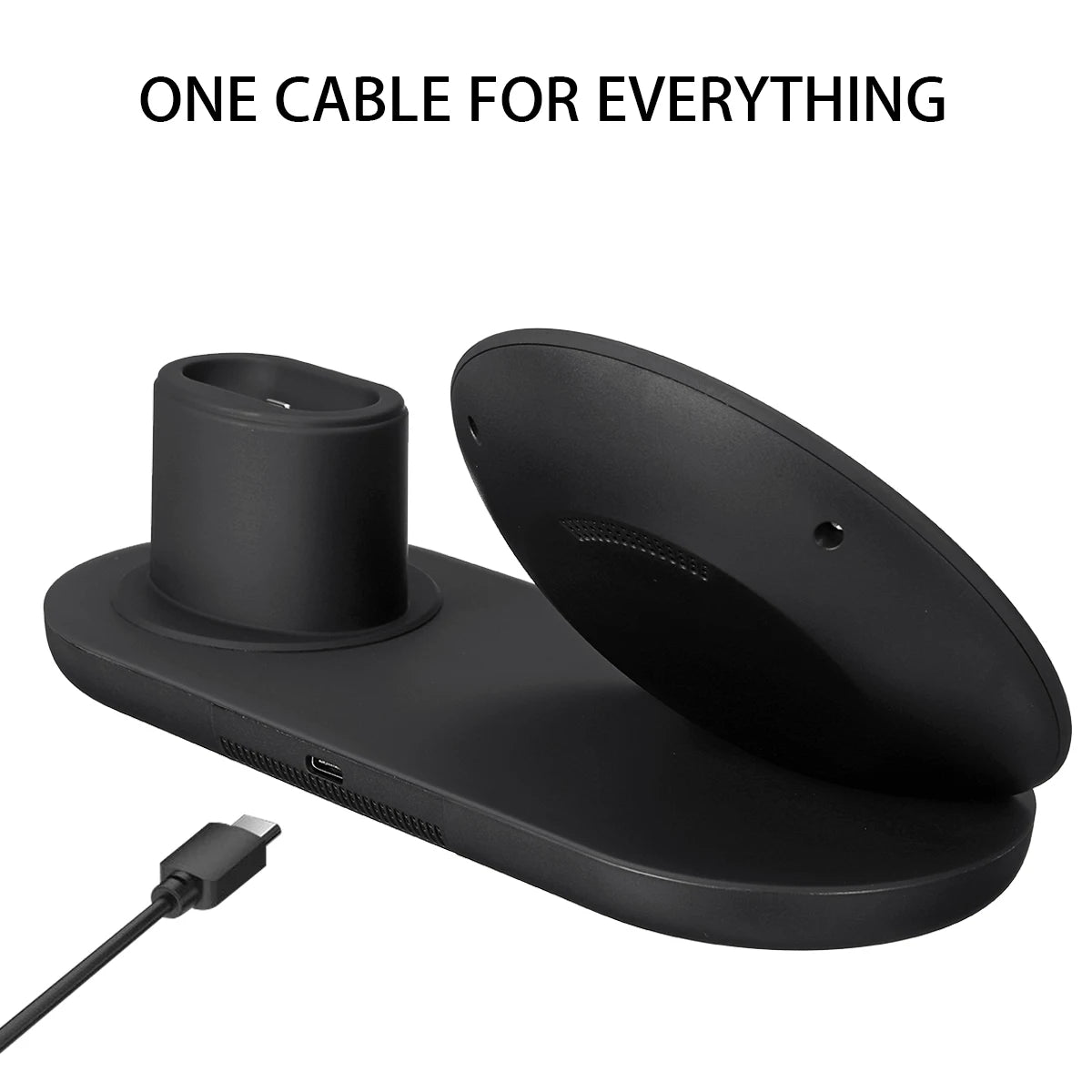 3 in1 10W Qi Wireless Charger Dock Station Fast Charging for Apple Watch 1 2 3 4 For iPhone XR XS Max For Samsung S9 For AirPods - Yo'rTotal Beauty