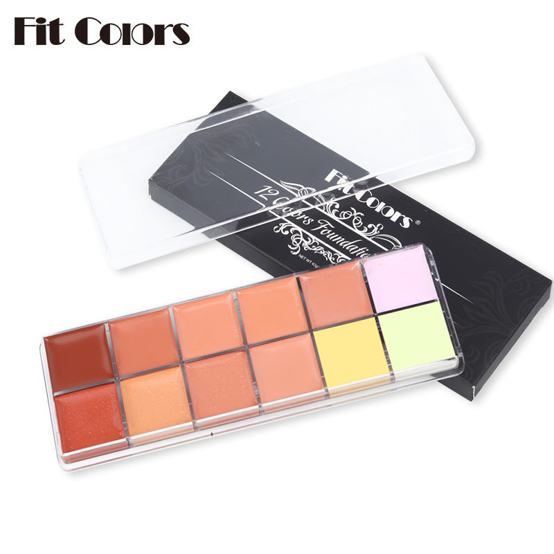 Concealer / Foundation Cream Fit Colors 12 Color Concealer Natural Moisturizing Long Lasting 3D Concealer - Yo'rTotal Beauty