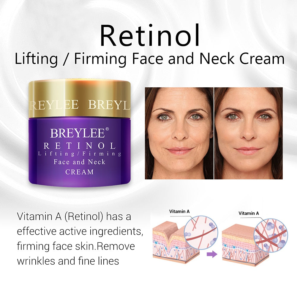 BREYLEE FACE CREAM - TRIPLE SKIN CARE 1)Hyaluronic Acid/Moisturizing Day Cream 2)Retinol Anti Wrinkle 3)Vitamin C Skin Care/Acne Treatment 40g - Yo'rTotal Beauty