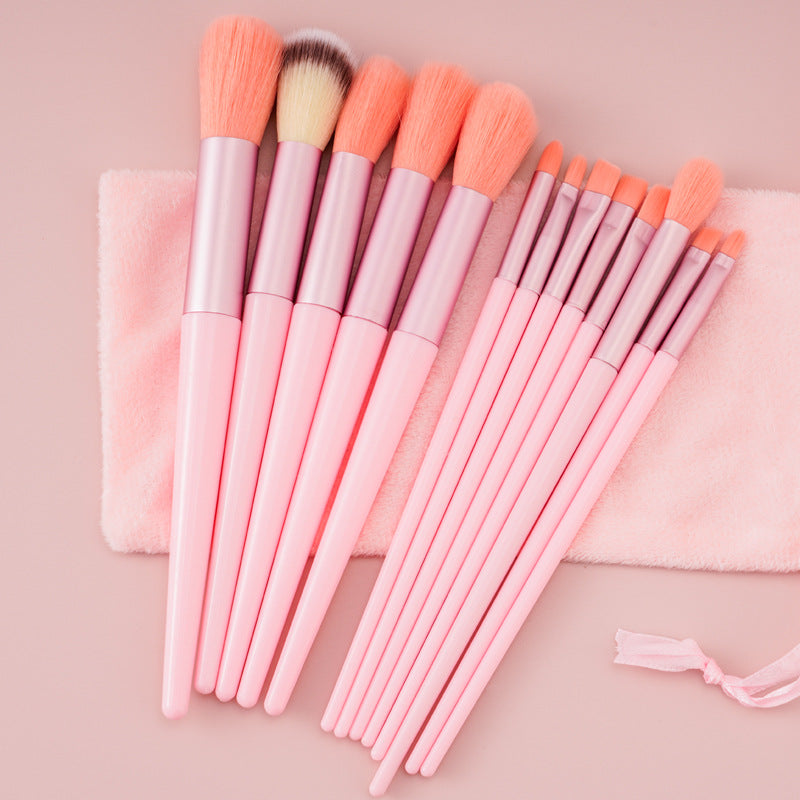 13Pcs Makeup Brush Set - Make Up Concealer Brush, Blush Powder Brush, Eye Shadow Highlighter Foundation Brush - Cosmetic Beauty Tools - Yo'rTotal Beauty
