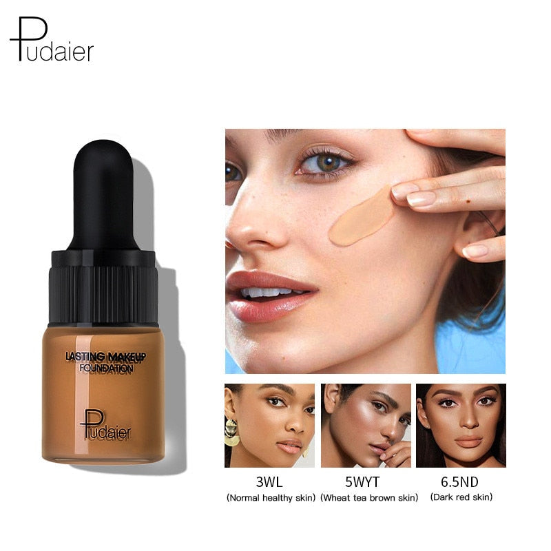 Foundatin and Concealer - Professional Full Coverage Liquid FOUNDATION and Natural Color CONCEALER Whitening Lasting Primer Makeup - Yo'rTotal Beauty
