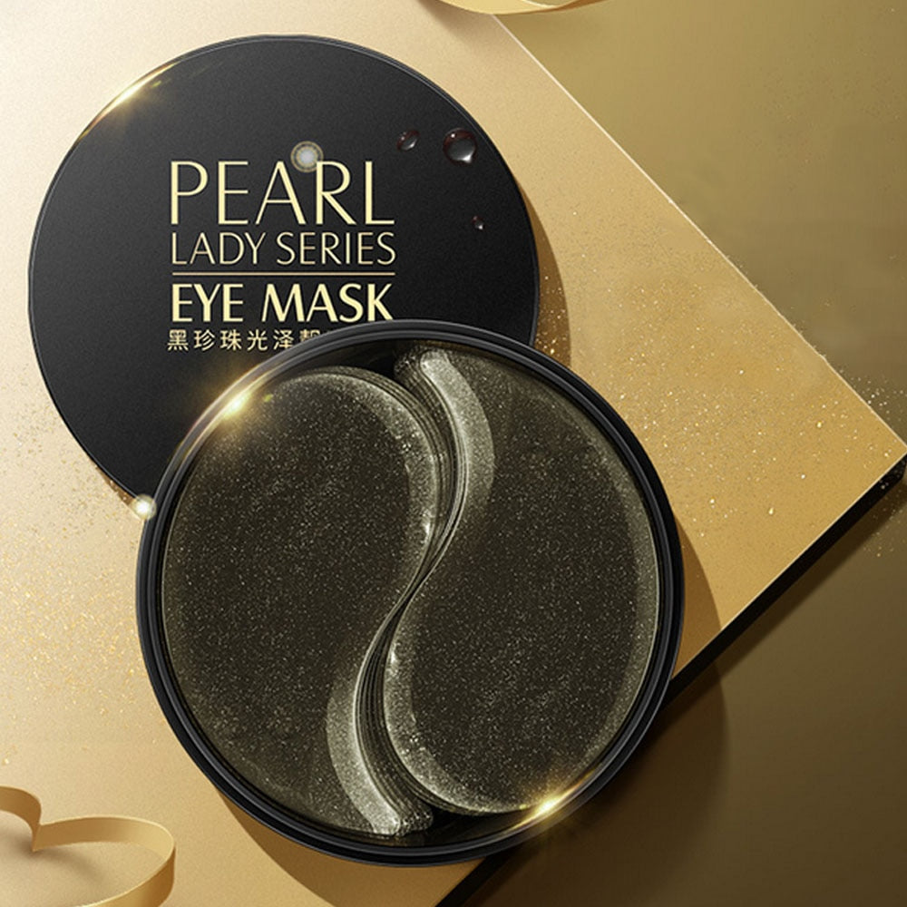 Black Pearl COLLAGEN Mask Natural Moisturizing GEL EYE PATCHES Remove Dark Circles Anti Age Bag Eye Wrinkle 60 Piece Skin Care - Yo'rTotal Beauty