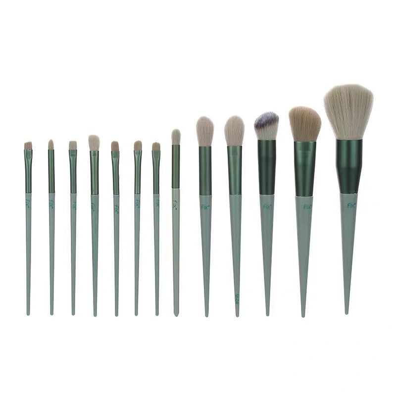 13Pcs Makeup Brush Set - Make Up Concealer Brush, Blush Powder Brush, Eye Shadow Highlighter Foundation Brush - Cosmetic Beauty Tools - Yo'rTotal Beauty