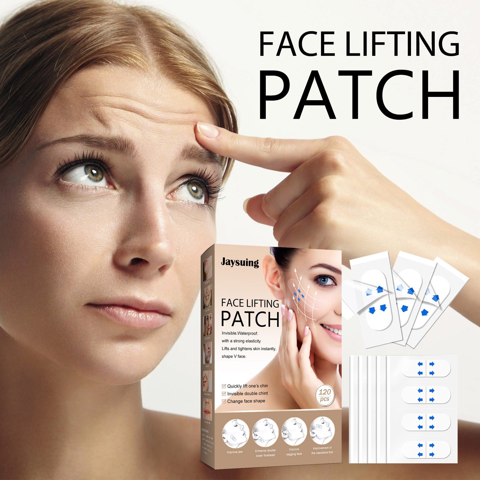 Invisible Face Lift Stickers Lift And Tighten The Chin To Reduce Fine Lines And Shape The V-Shaped Face Stickers - Yo'rTotal Beauty