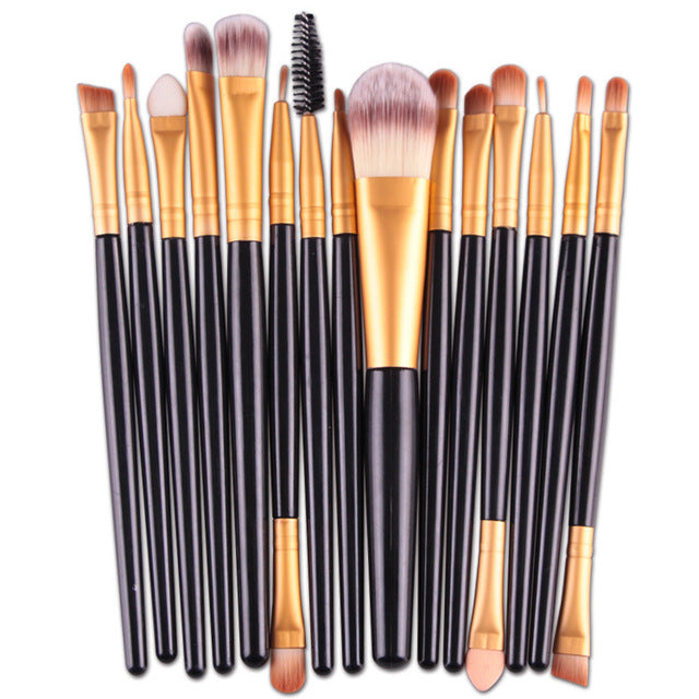 Makeup Brushes Set(15Pcs), Eye Shadow Foundation Powder Eyeliner Eyelash Lip Make Up Brush Cosmetic Beauty Tool - Yo'rTotal Beauty