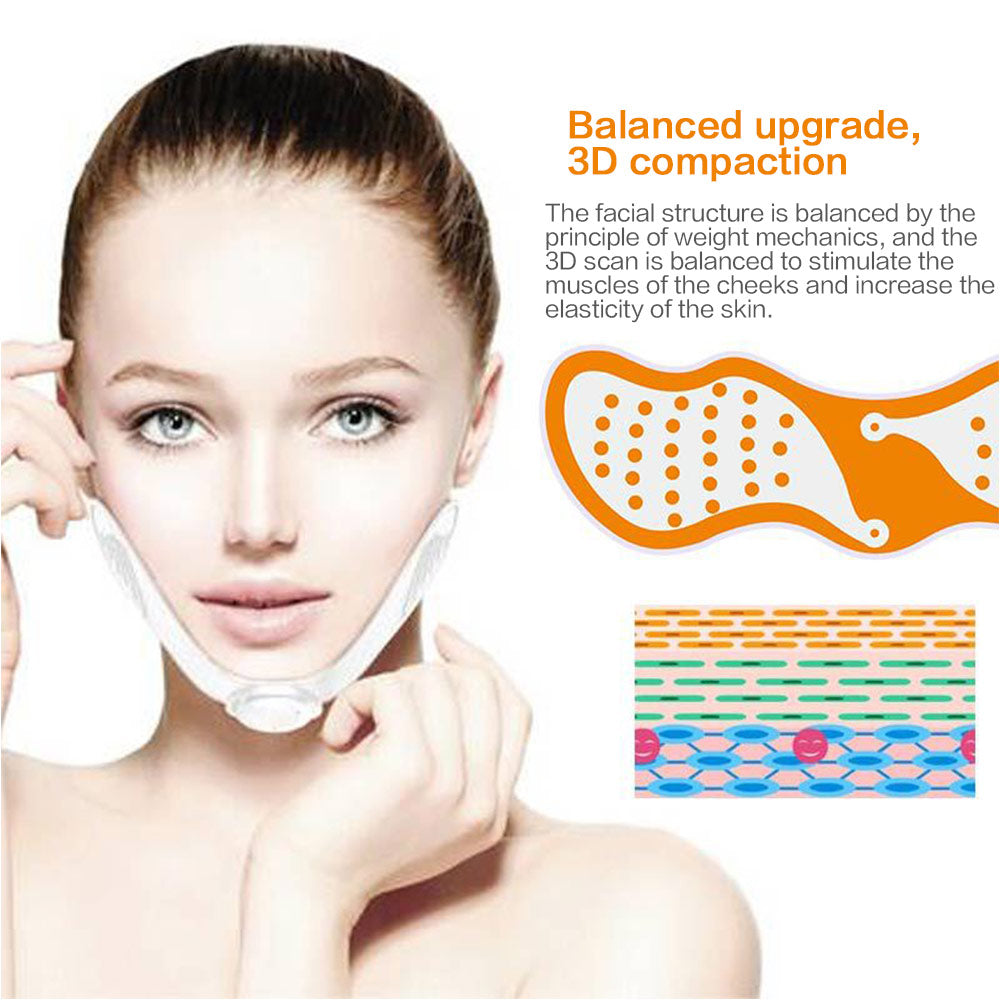 FACE LIFTING MACHINE with gel pads. EMS Facial Massager. - Yo'rTotal Beauty