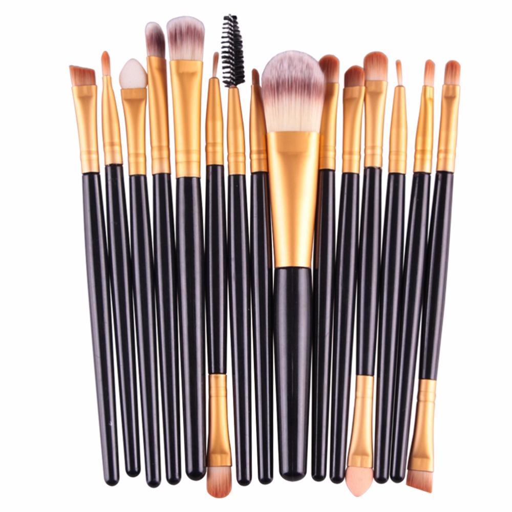 Makeup Brushes Set(15Pcs), Eye Shadow Foundation Powder Eyeliner Eyelash Lip Make Up Brush Cosmetic Beauty Tool - Yo'rTotal Beauty