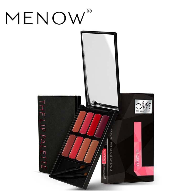 THE LIP PALETTE - Menow Brand (8 colors) Waterproof Lasting Moisturizer Lipsticks L501 - Yo'rTotal Beauty