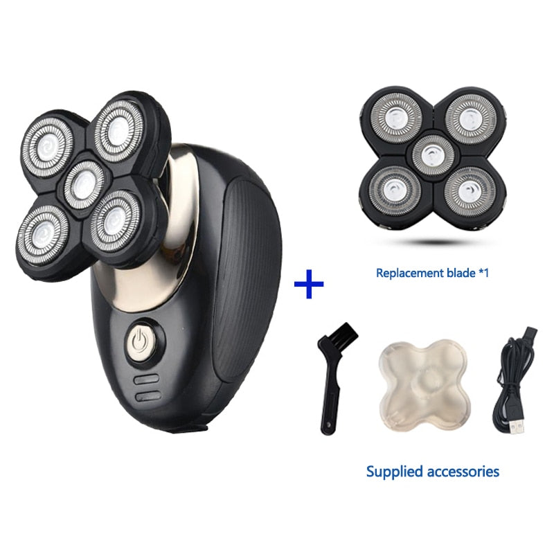 ELECTIC (Wet Dry) SHAVER For Men Multifunctional Grooming kit - Electric Razor (Rechargeable), Bald Head Shaving Machine,Beard Trimmer - Yo'rTotal Beauty