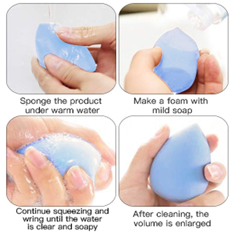 Makeup Sponge - Microfiber Professional Fluff Surface Cosmetic Puff Tool - Yo'rTotal Beauty