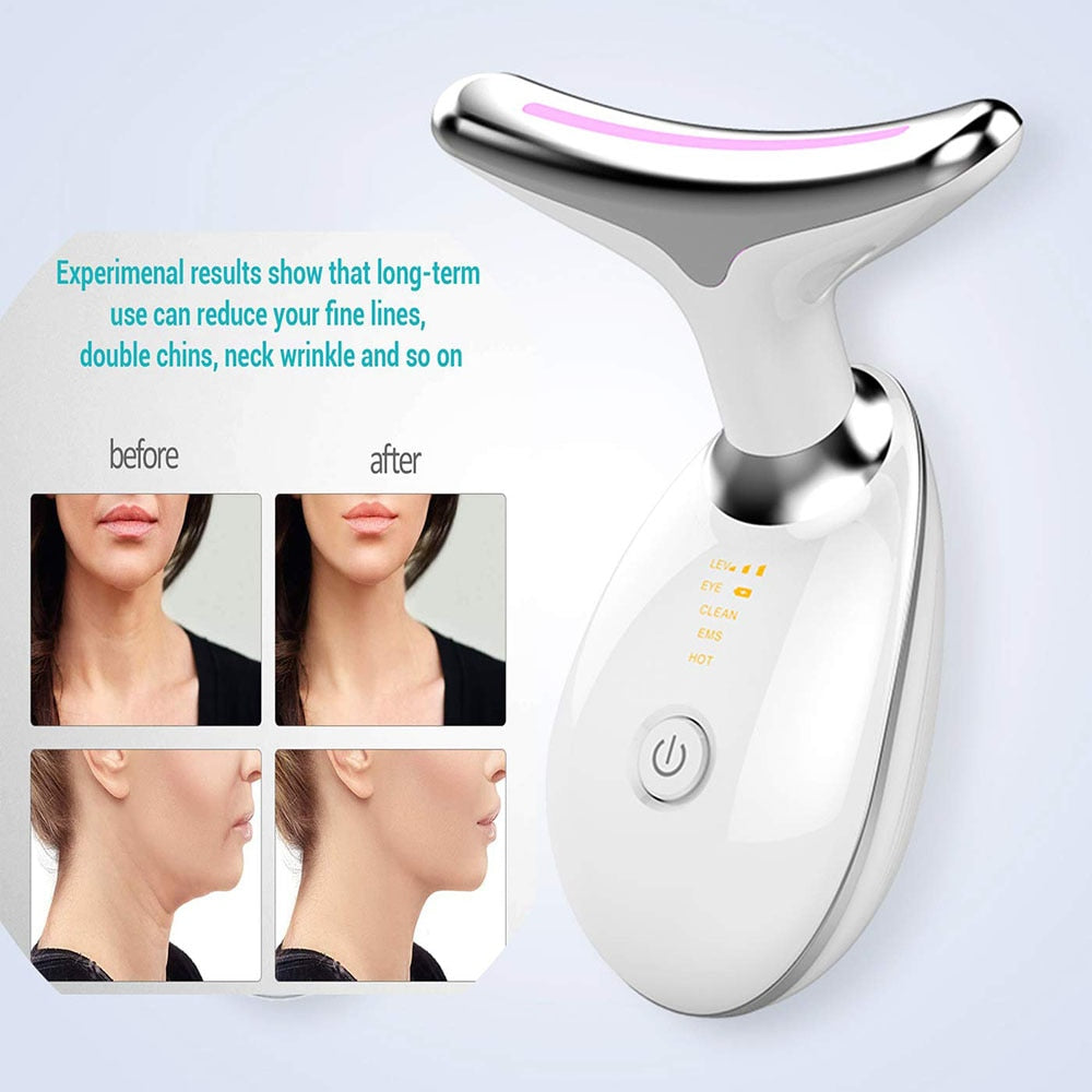 Men/ Women - FACE MASSAGER - Anti Wrinkles High Frequency Vibration Anti Aging Reduced Puffiness Facial Device - Yo'rTotal Beauty