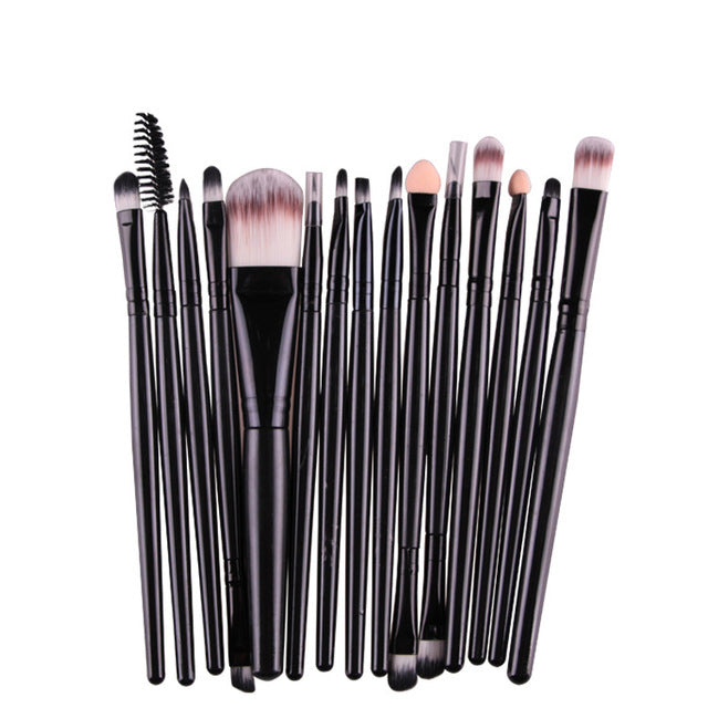 Makeup Brushes Set(15Pcs), Eye Shadow Foundation Powder Eyeliner Eyelash Lip Make Up Brush Cosmetic Beauty Tool - Yo'rTotal Beauty