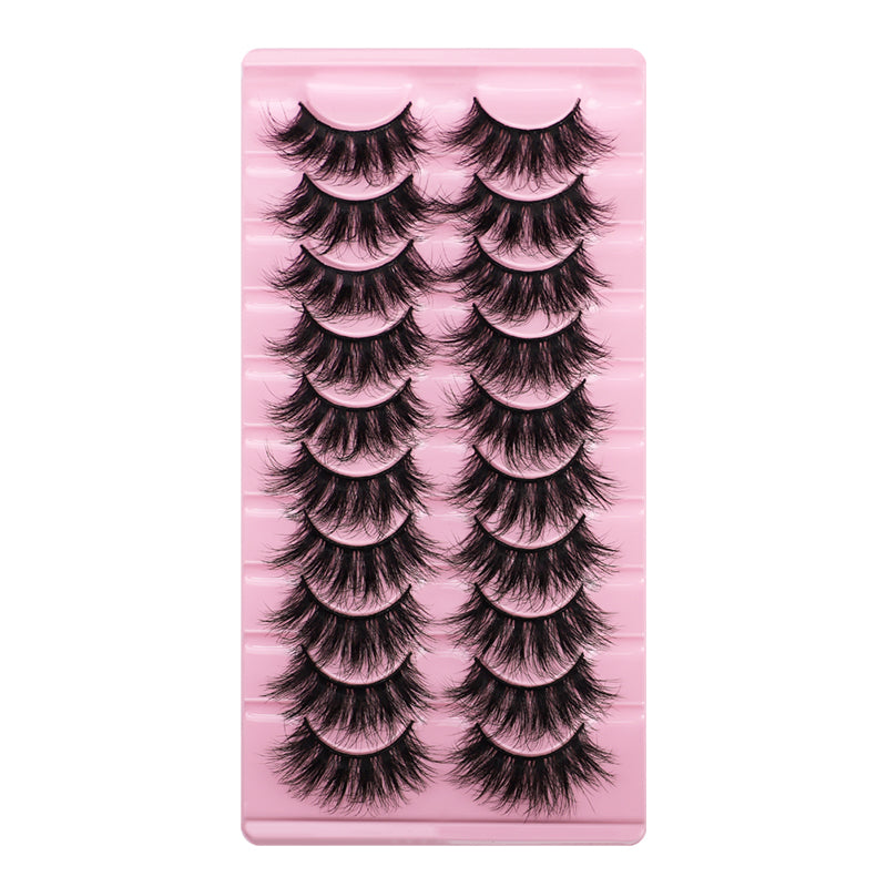 10 Pairs Of Messy THICK FALSE EYELASHES - (6 Styles to choose from) - Yo'rTotal Beauty