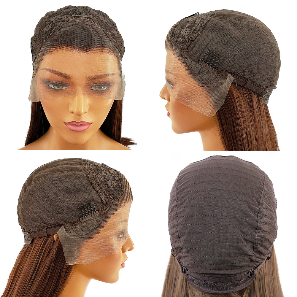 Ladies Wig - Front Lace, Curly, High Temperature, Silk Wig - Yo'rTotal Beauty