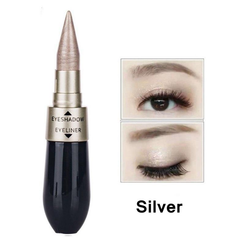 Creative DOUBLE-END Eyeshadow Black & Eyeliner Pencil - Waterproof 6 Colors Pigment Shimmer Glitter Smokey Eye Makeup Tool HOT TSLM2 - Yo'rTotal Beauty