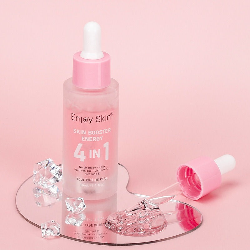 4 In 1  Anti-Aging - Hyaluronic Acid, Niacinamide, Vitamin C & E  Facial Serum - Yo'rTotal Beauty