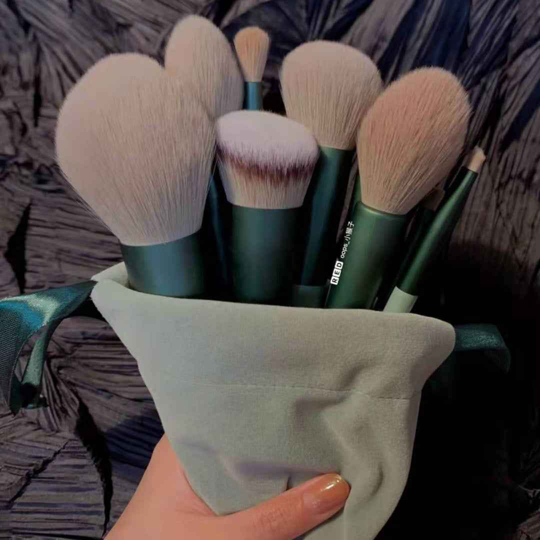 13Pcs Makeup Brush Set - Make Up Concealer Brush, Blush Powder Brush, Eye Shadow Highlighter Foundation Brush - Cosmetic Beauty Tools - Yo'rTotal Beauty