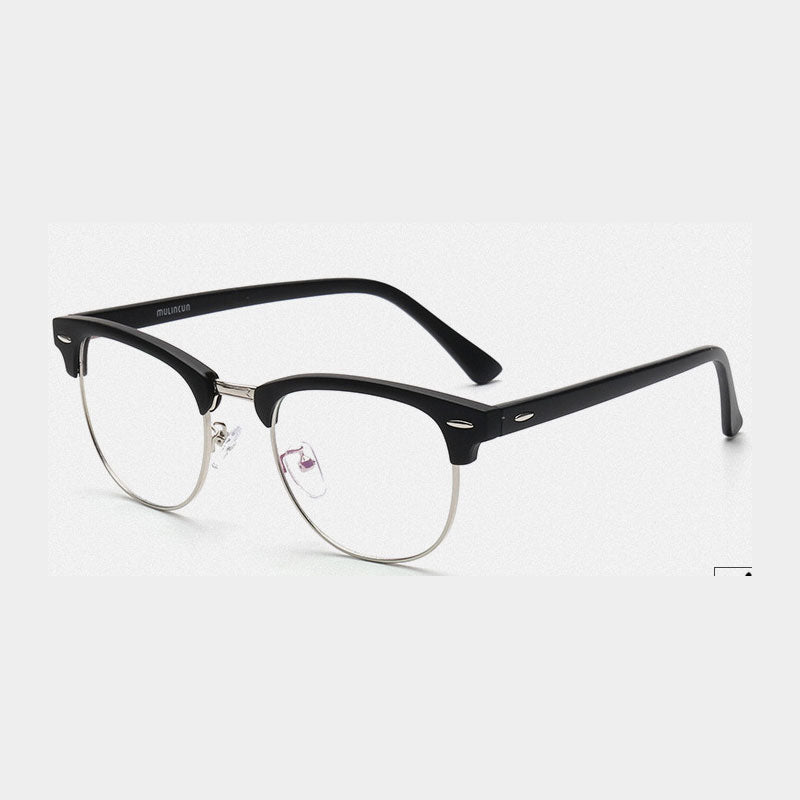 Men - COMPUTER GLASSES - Anti Blue Ray Glasses Anti Blue Light Eyeglasses Optical Eye Spectacle UV Blocking Gaming Filter Eyewear Rivet - Yo'rTotal Beauty