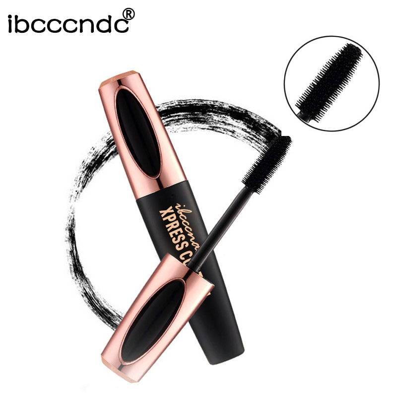 Silk Fiber, Thick, LENGTHENING EYELASHES MASCARA - Waterproof Rimel 3d Mascara For Eyelash Extension Black - Yo'rTotal Beauty