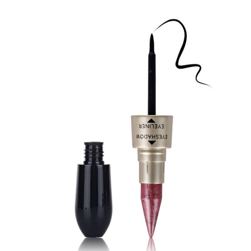 Creative DOUBLE-END Eyeshadow Black & Eyeliner Pencil - Waterproof 6 Colors Pigment Shimmer Glitter Smokey Eye Makeup Tool HOT TSLM2 - Yo'rTotal Beauty