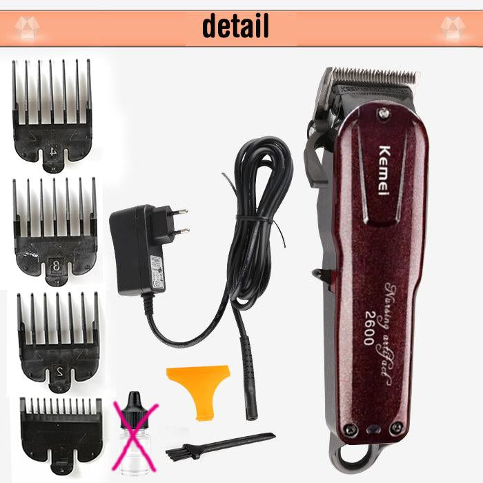 Cordless Adjustable Clipper - Kemei Electric Washable Hair Clipper - Rechargeable Professional Hair Trimmer, Shaver, Razor - Yo'rTotal Beauty
