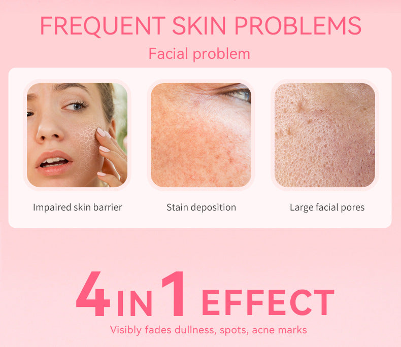 4 In 1  Anti-Aging - Hyaluronic Acid, Niacinamide, Vitamin C & E  Facial Serum - Yo'rTotal Beauty