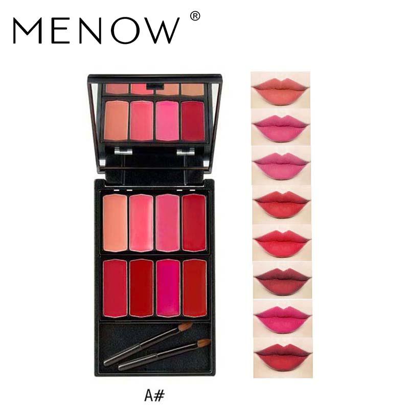 THE LIP PALETTE - Menow Brand (8 colors) Waterproof Lasting Moisturizer Lipsticks L501 - Yo'rTotal Beauty