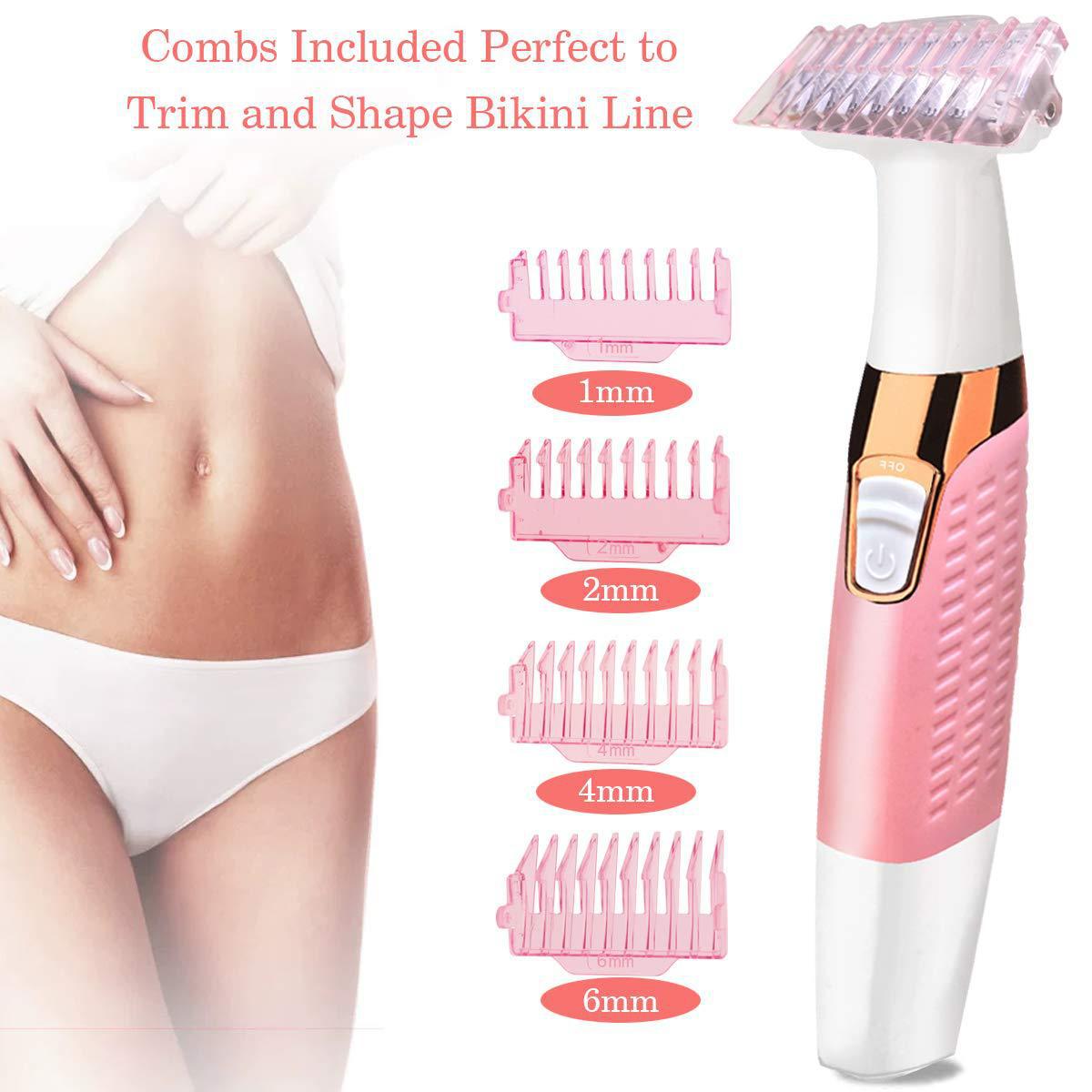 5 in 1 Electric Lady Shaver - Eyebrow Trimmer, Armpit Hair, Leg Hair Scraper - Hair Remover - Yo'rTotal Beauty