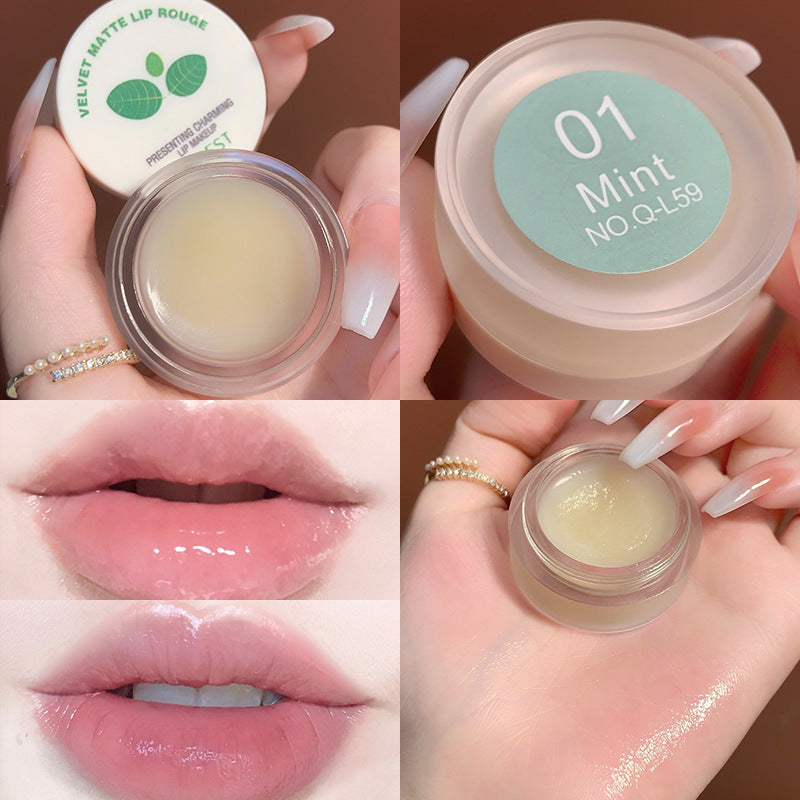 QIBEST Air Matte Lip Mud Matte Soft Waxy Canned Lip Mud Cloud Velvet Lip Glaze Is Not Easy To Fade With Lip Brush - Yo'rTotal Beauty