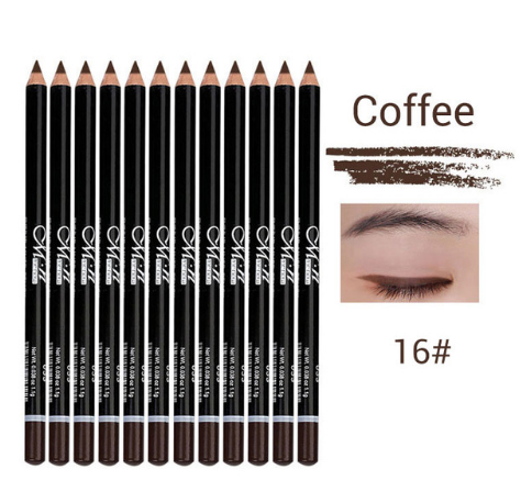 MENOW (12 Colors or 12 Black) 3n1 EYE PENCIL - 1)Eyeliner Pencil, 2)Eyebrow Pencil, and 3)Lip Liner - Yo'rTotal Beauty