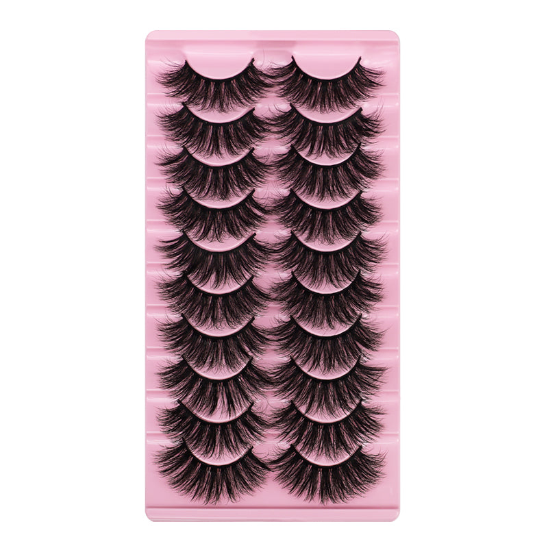 10 Pairs Of Messy THICK FALSE EYELASHES - (6 Styles to choose from) - Yo'rTotal Beauty
