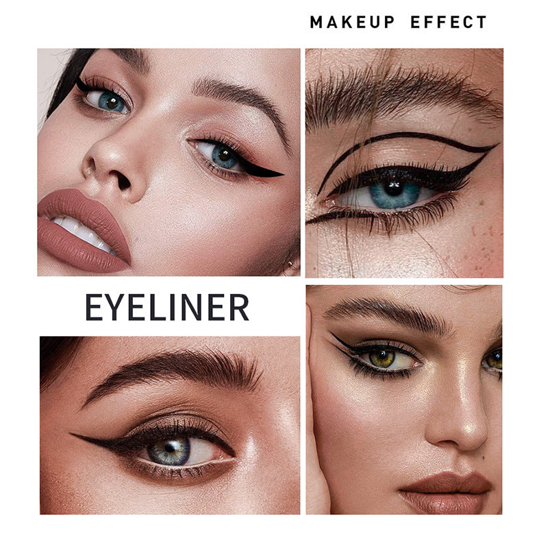 EYELINER - Colors DOUBLE-HEADED Triangle Wing, Seal Waterproof, Sweat-Proof Liquid Eyeliner - Fit - Yo'rTotal Beauty