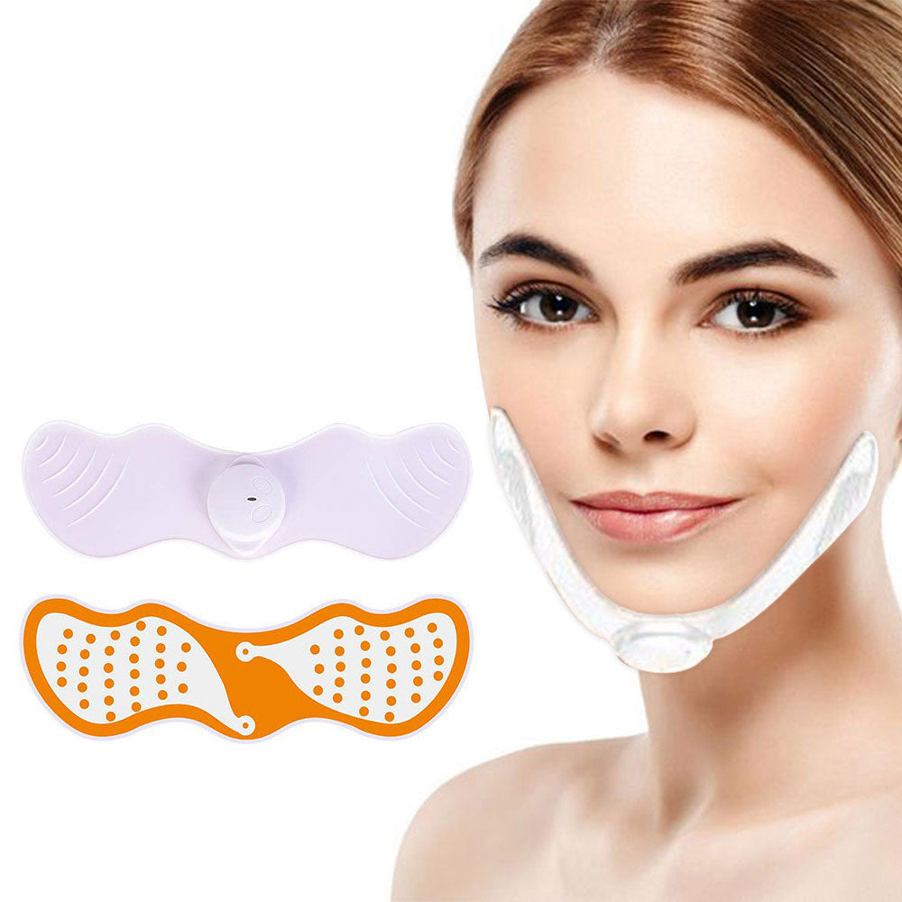 FACE LIFTING MACHINE with gel pads. EMS Facial Massager. - Yo'rTotal Beauty