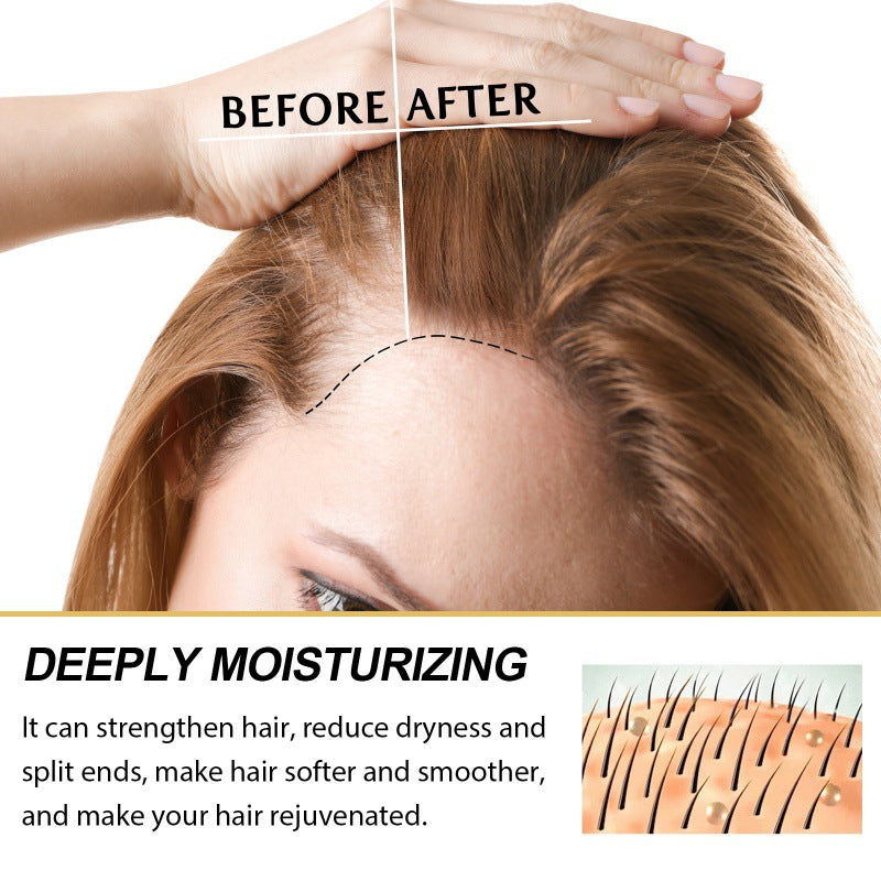 Moisturize/Repair dry and frizzy hair. Thickens, strengthen and firm hair and prevent hair loss - Essential Hair Oil - Yo'rTotal Beauty