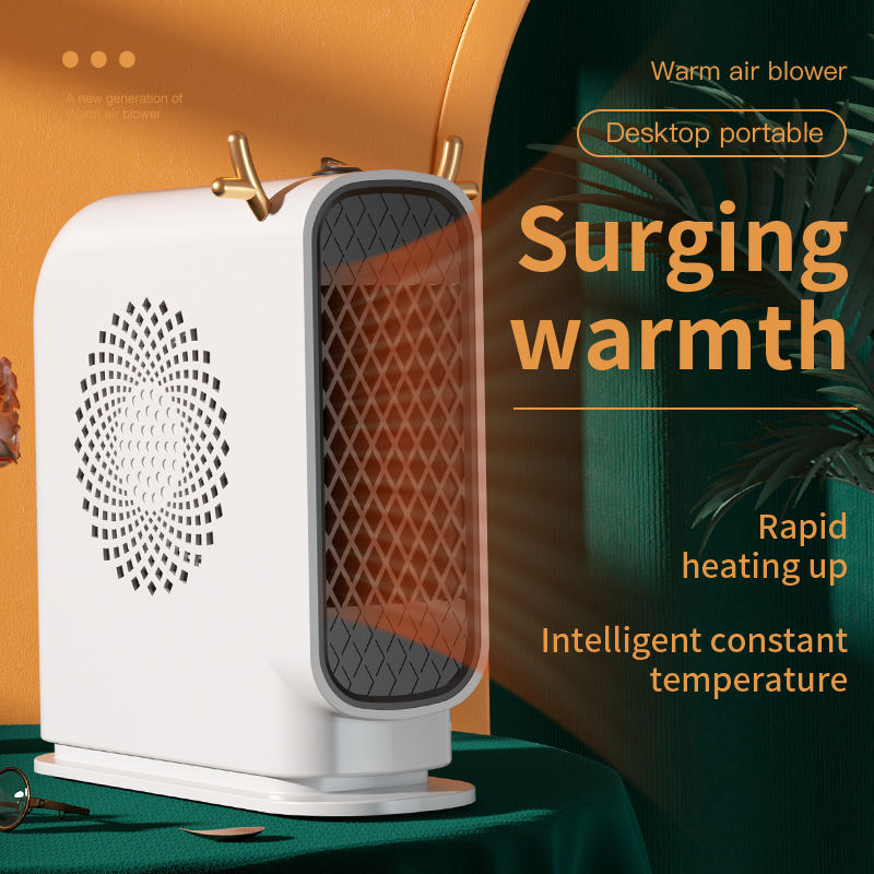 Portable ELECTRIC TABLE FAN / HEATER, 500W Antlers Decoration - Yo'rTotal Beauty