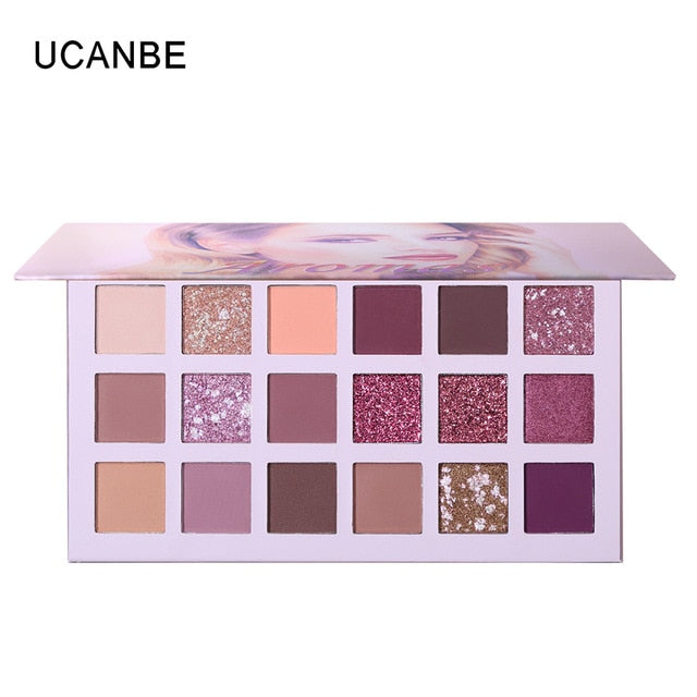 UCANBE Aromas Nude Eye Shadow Palette (18 Color) - Eyeshadow SHIMMER Waterproof Makeup - Paleta De Sombra - Yo'rTotal Beauty