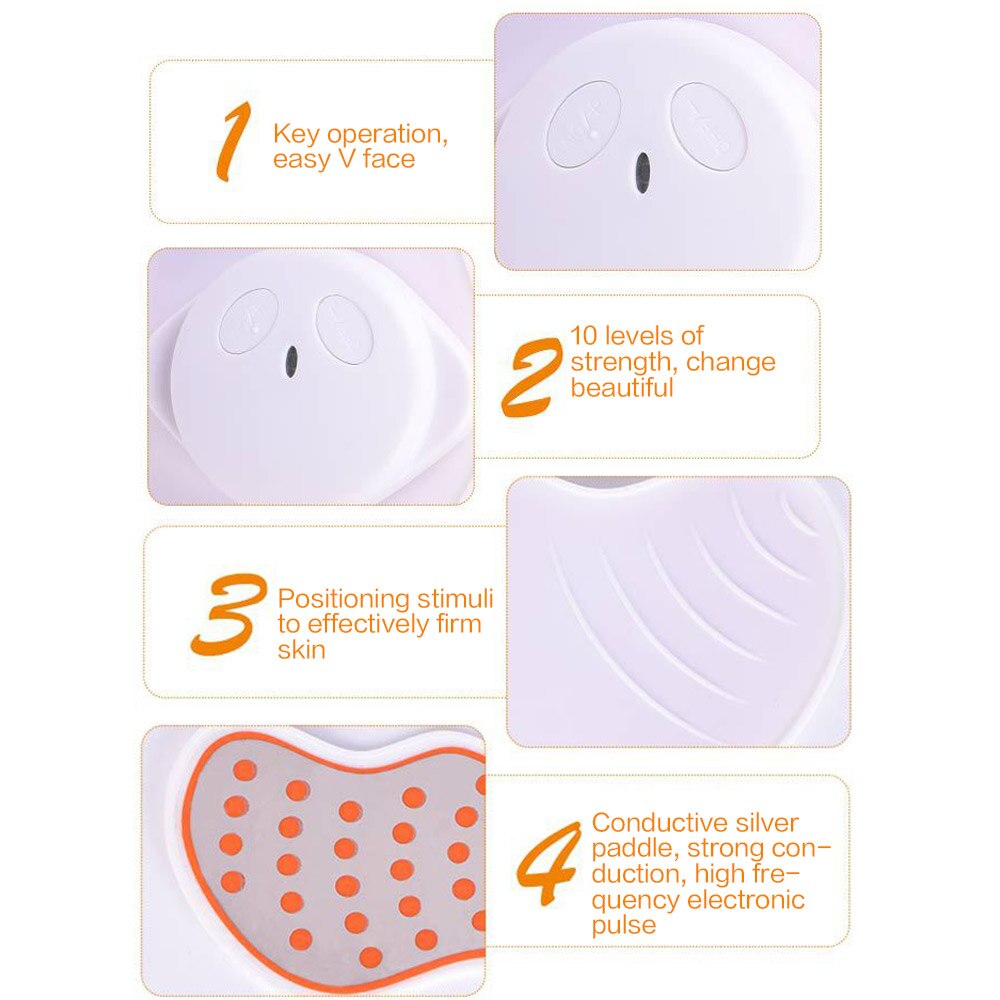 FACE LIFTING MACHINE with gel pads. EMS Facial Massager. - Yo'rTotal Beauty