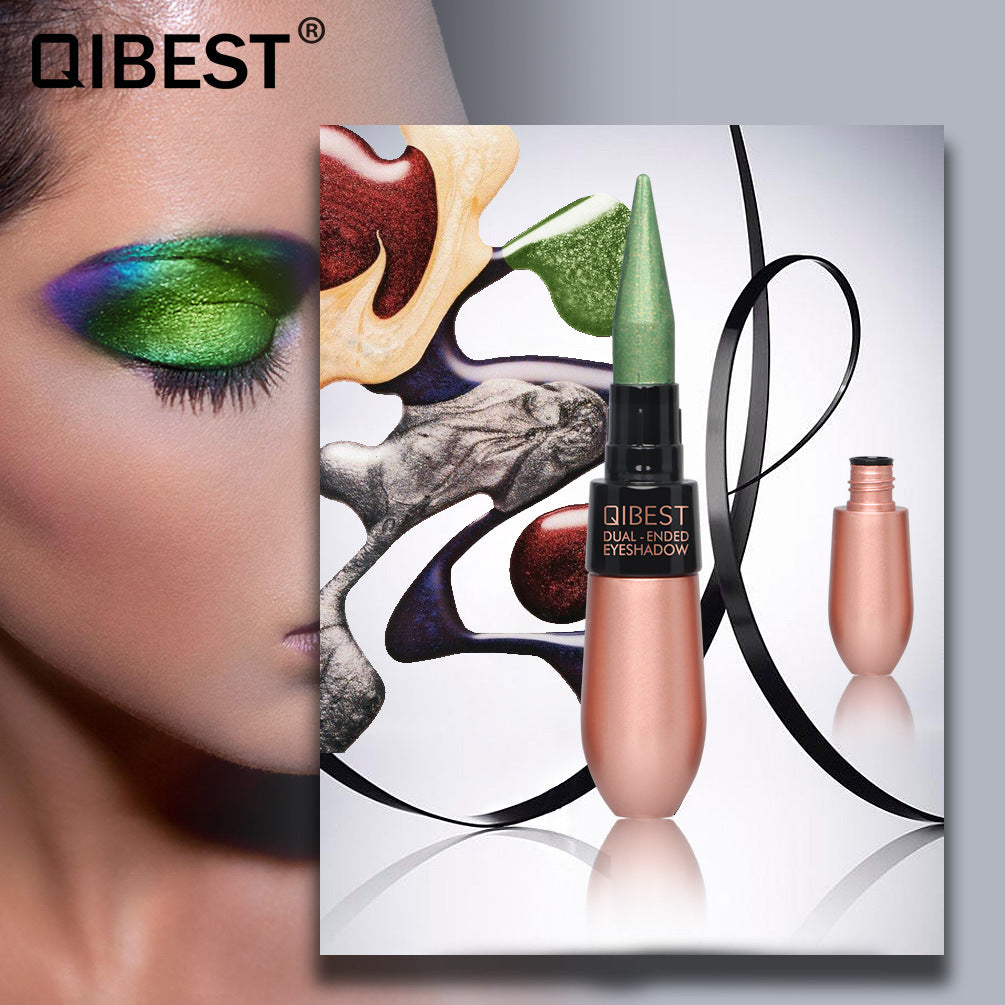 QIBEST Charm Dual-Purpose Pen Silky And Dynamic Eyeliner Soft Texture Eye Shadow Cream Eye Shadow Stick - Yo'rTotal Beauty